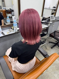 ピンクカラー - agir hair 北千住【アジールヘア】北千住駅西口店掲載