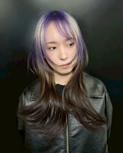 オーダーメイド　デザインカラー　ケアブリーチカラー　ウルフ