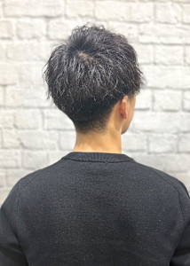 無造作ツーブロショート