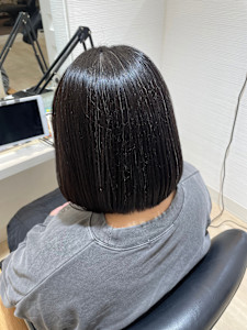 高級髪質改善ストレートボブ