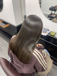 縮毛矯正/ストレート/美髪矯正/オリーブカラー