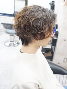 メンズカット/ソフトツイストパーマ