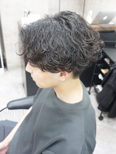 メンズカット/波巻きパーマ
