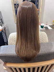 艶ストレート✕ナチュラルアッシュ