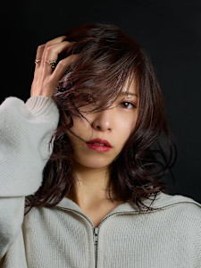 Feral Fluff｜ラベンダーグレージュの影透け