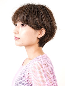 前下がりショート・ボブ/絶壁解消/前髪あり/40代/30代