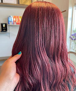 カット＋ピンクカラー