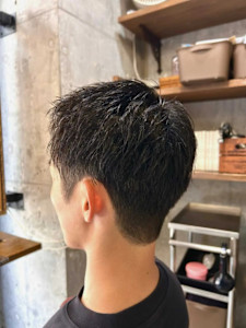 ナチュラルメンズショートスタイル