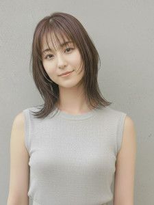 ハッシュカット/レイヤーカット/くびれ/外ハネ/切りっぱなし