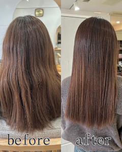 縮毛矯正/ケアストレート