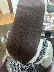 髪質改善ストレート