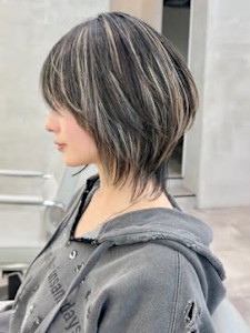 No stylingハイライト×ショートネオウルフショートボ