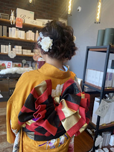 ふわふわまとめアレンジ