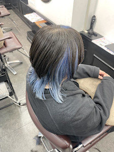 ウルフカット/デザインカラー/ブリーチカラー
