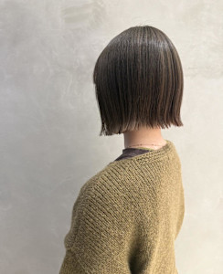 ボブ/ダブルカラー/ブリーチ