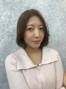 黒髪カタログ/クラゲヘアー/オリーブグレー/ココアベージュ