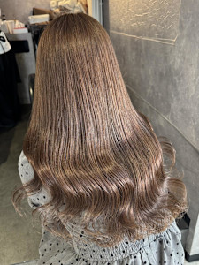 《鈴木茉奈》ブリーチなし/マロンブラウン/アッシュ系