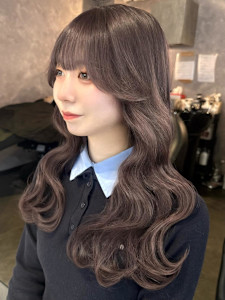 《巴結生》グレージュ/アッシュブラウン/大宮