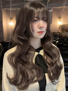 《巴結生》グレージュ/顔まわりレイヤー/大宮