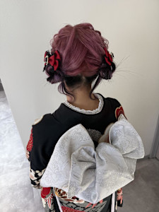 オリーブグレ／小顔に見せるヘア／ココアベージュ／黒髪カタログ