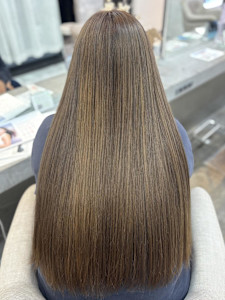 オリーブグレ／小顔に見せるヘア／ココアベージュ／黒髪カタログ