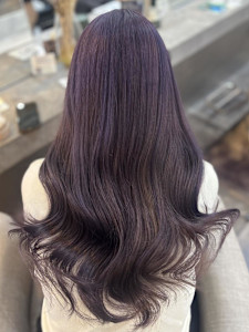 オリーブグレ／小顔に見せるヘア／ココアベージュ／黒髪カタログ