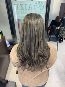 白髪ぼかしハイライト