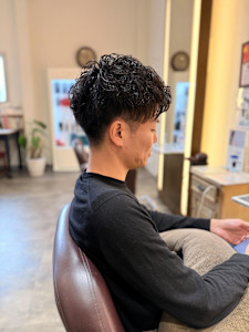 強めスパイラルパーマ【ARCH片山】