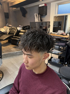  大宮/カット/短髪/毛流れ/センターパート