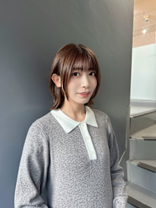 綺麗な艶髪スタイル　ボブレイヤー　