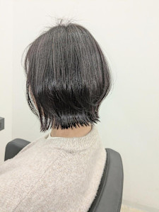 レイヤーボブ×暖色系カラー×トリートメント