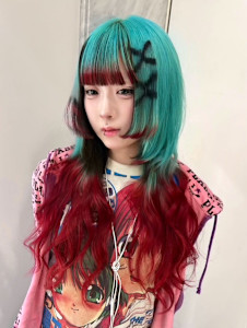 オーダーメイド　デザインカラー　ケアブリーチカラー　ウルフ