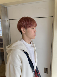 ブリーチ１回ペールピンク