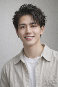 束感黒髪ナチュラル人気流行フェザーパーマ韓国風