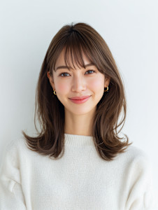 レイヤーカット/イメチェン/外ハネボブ/美髪/髪型