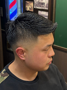 ミドルスキンフェード - ヒロ銀座バーバーショップ大阪本店掲載