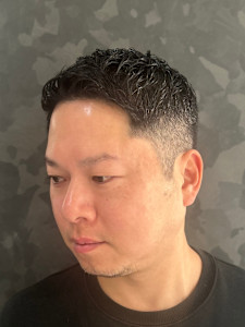 アップバングショート