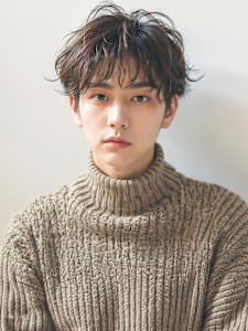 ニュアンスデザインツイストスパイラルパーマp1ダークアッシュ