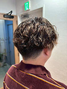 無造作ニュアンスパーマショート