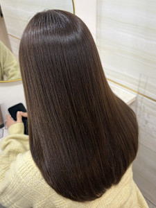 《鈴木茉奈》アッシュブラウン/透明感/透け感/大宮