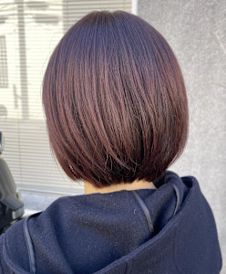 マッシュボブ　ナチュラルピンクブラウン