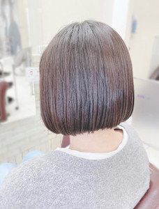ツヤ感ボブ/30代/40代/50代/ショートボブ/ツヤ感