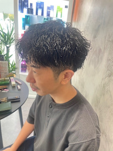 スパイラルパーマ