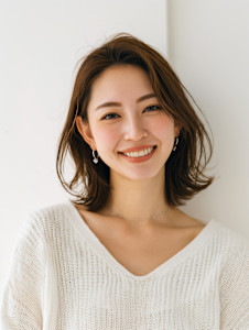 レイヤーカット/イメチェン/外ハネボブ/美髪/髪型