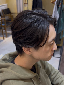 刈り上げない大人リバースパーマ