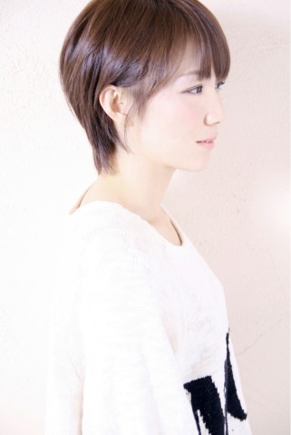 大人可愛いキレイ系ショート