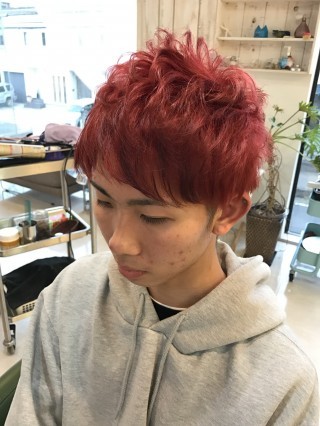 新鮮なメンズ 髪色 赤 短髪 最高のヘアスタイルのアイデア