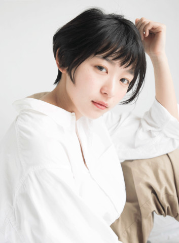オシャレ度がとても高いショートヘア