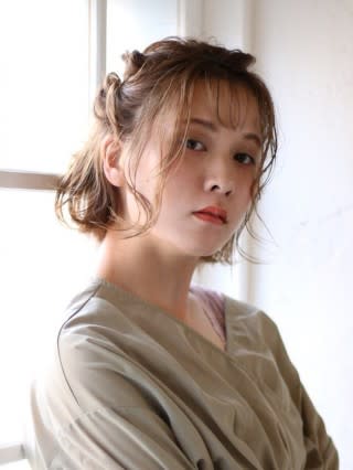 ゆるふわの抜け感が涼しげ、ボブスタイル