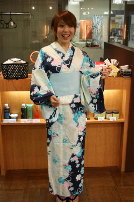 京都　浴衣の着付けのイメージ画像